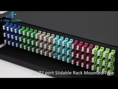 構成されたケーブルで通信することのためのLC LGX MTP MPOカセット モジュール12繊維24繊維