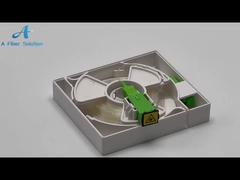 壁のソケットのために見えない1つの中心のABS FTTH繊維光学の端子箱