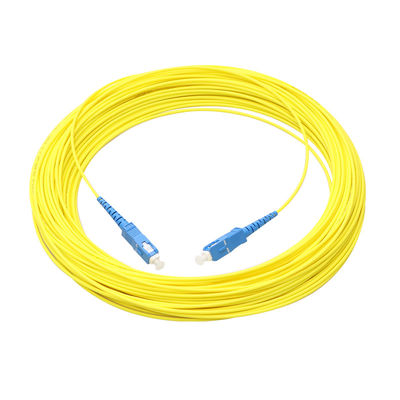 品質  FTTH Jumper Fiber Cable Assembly SC UPC To SC UPC Single Mode 工場