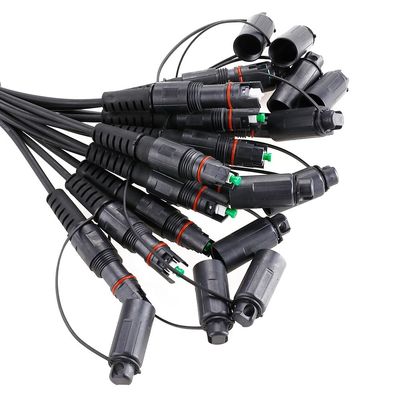 単一の管SC APCのジャンパーのタイプへの単モードFTTHの解決ケーブルOptiTap