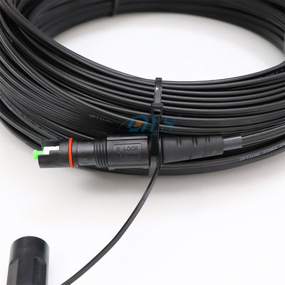 SC APCの繊維光学のドロップ・ケーブル4.8mm 7.0mmの直径と防水するため