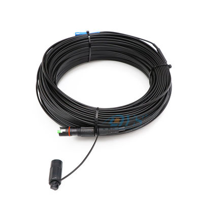 SC APCの繊維光学のドロップ・ケーブル4.8mm 7.0mmの直径と防水するため