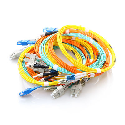 1.6mm 2.0mmのLCのマルチモード・ファイバ パッチ ケーブルのコードの二重へのSM LC 3.0mm