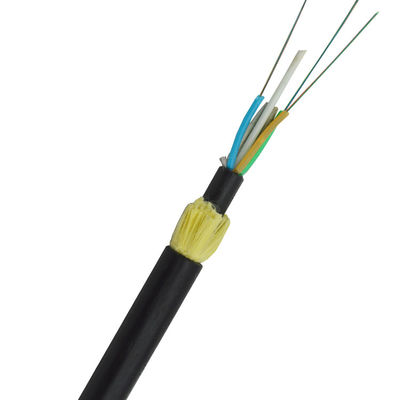 工場価格の屋外のSelf-supporting空気のfibraのopticaのadss 12の中心24の中心のスパン100mのadssの光ファイバケーブル