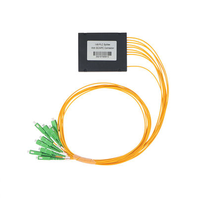 1×8 ABSはコネクター8の方法G657A1繊維のタイプが付いているPLCのディバイダーを囲む