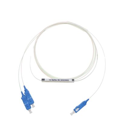 G657A1 FTTH 1x2の繊維光学のディバイダー、小型PLCのディバイダーSC APC 0.9mm