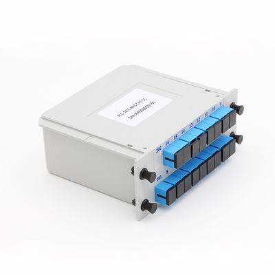 SC UPC PLCの繊維光学のディバイダー1x16カセット タイプ1650nmの波長