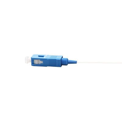 0.9mmの直径繊維のケーブル会議9/125 G657A1 SC/UPCの単信磨かれた白い