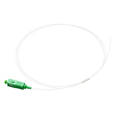 0.9mmの直径繊維のケーブル会議9/125 G657A1 SC/UPCの単信磨かれた白い