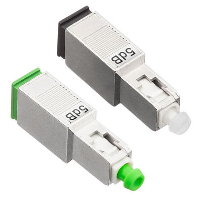 単信2.0mm繊維光学の減衰器、金属のプラスチックが付いている5db SC APCの減衰器