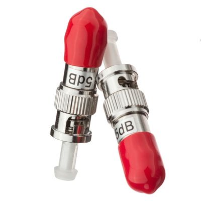 6dB 7dB 10dB繊維のFTTHのための女性への光学減衰器STの男性