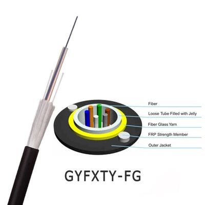 屋外のためのFRPの強さGYFXTYの光ファイバケーブル24の中心の単一モード