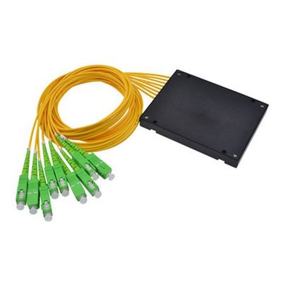 1×8 ABSはコネクター8の方法G657A1繊維のタイプが付いているPLCのディバイダーを囲む