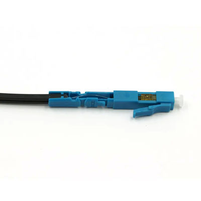 青い色の繊維光学のコネクター、FTTH CATV CCTVのためのLC UPCの速いコネクター