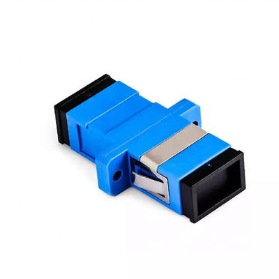 青い色のプラスチックが付いているSC UPC SM SXの繊維光学のアダプター