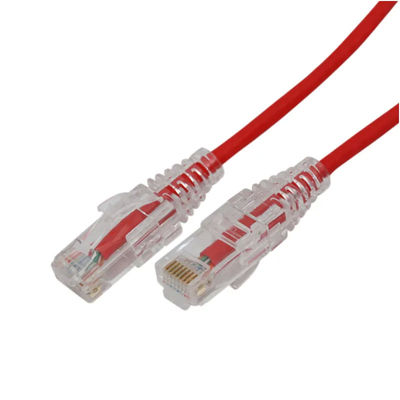 カスタマイズされたCat6Aのイーサネット パッチ ケーブル、S FTPの5m 1mの長さの細いパッチ・コード