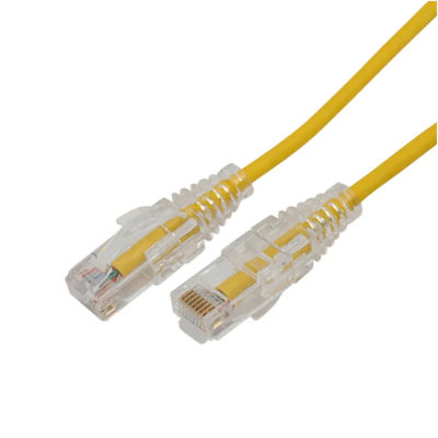 カスタマイズされたCat6Aのイーサネット パッチ ケーブル、S FTPの5m 1mの長さの細いパッチ・コード