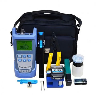 FTTX FTTH繊維ケーブルの付属品は光学力メートルの視覚欠陥のロケータが付いている工具セットを